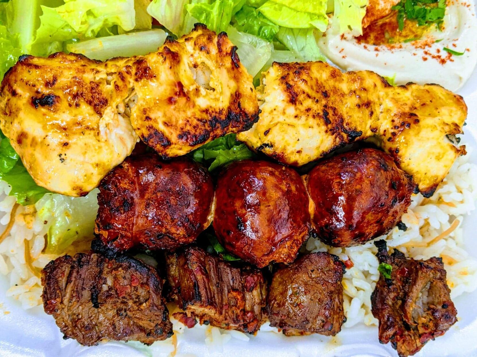 X'tiosu Kitchen Kabob Plate
